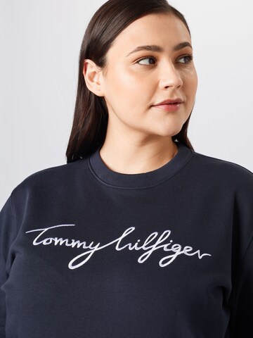 Sweat-shirt Tommy Hilfiger Curve en bleu