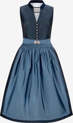 STOCKERPOINT Dirndl 'Lucille' in Blau: Vorderseite