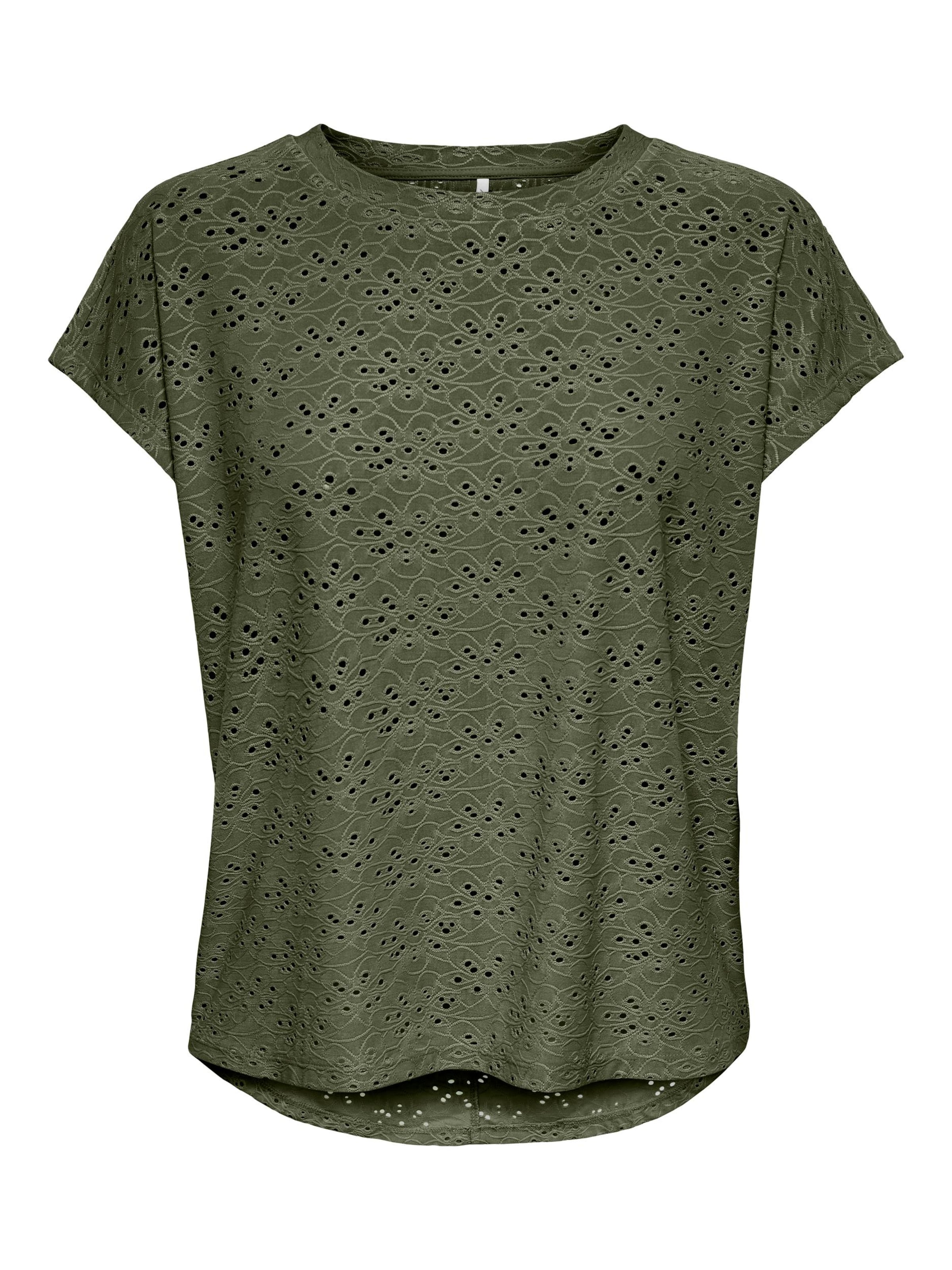 ONLY Футболка 'Milla' в Зеленый: спереди