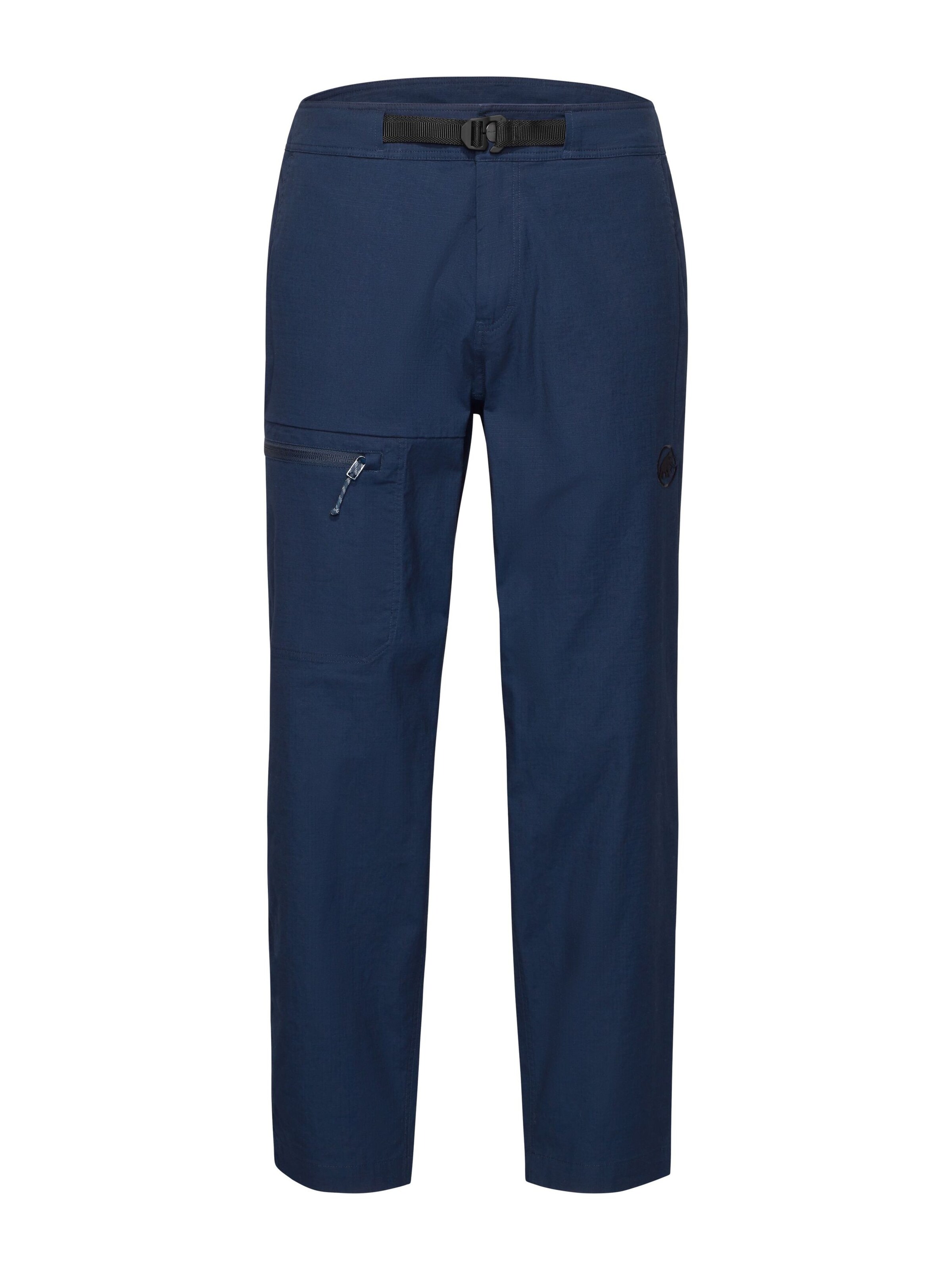 MAMMUT Regular Outdoor Pants 'Tamaro' in Blue: front