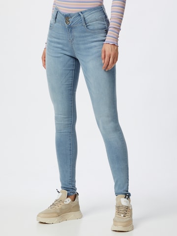 Skinny Jean Cars Jeans en bleu : devant