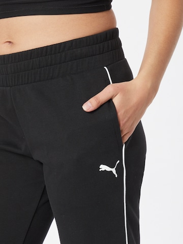 PUMA Tapered Workout Pants in Black