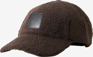 Calvin Klein Cap in Braun: Vorderseite