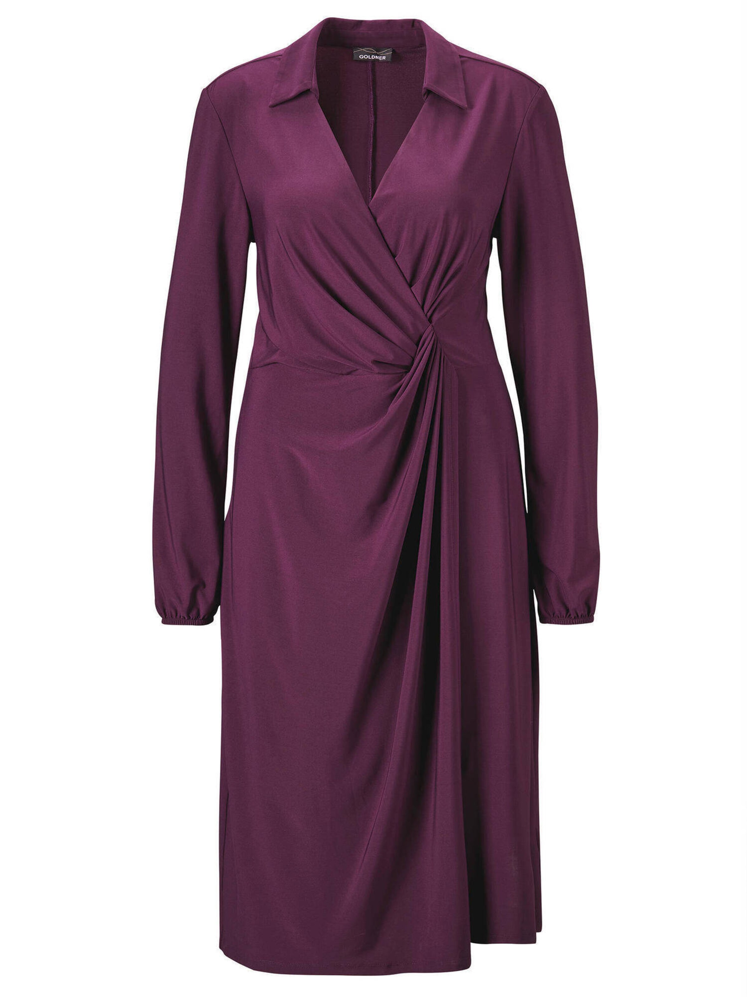 Goldner Kleid in Lila: Vorderseite