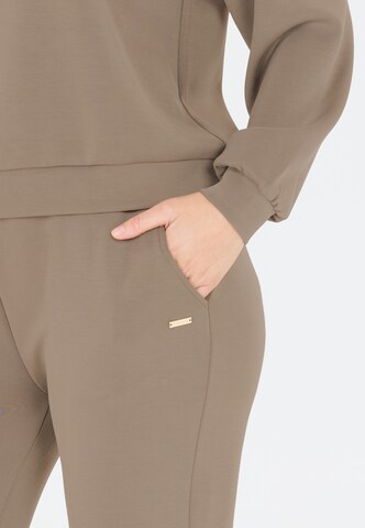 Athlecia Regular Sweathose 'Jillnana V2' in Braun