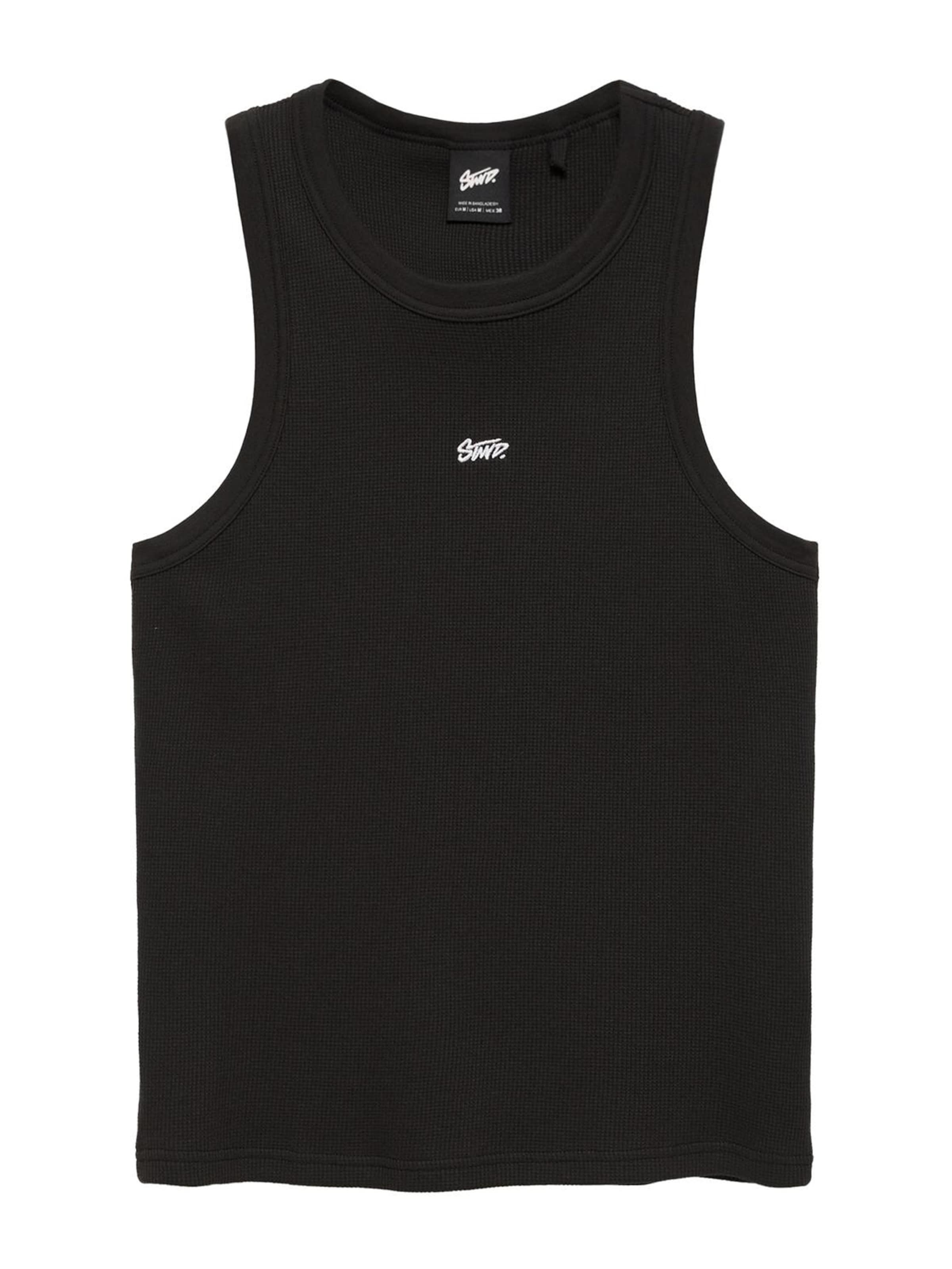 Pull&Bear Shirt 'STWD' in XS in Black, Item view