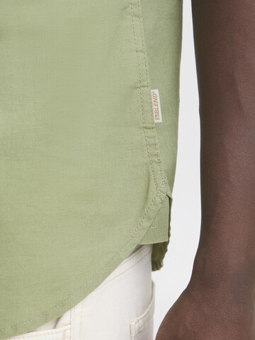 BLEND - Ajuste regular Camisa ' BHBAY LINEN ' en verde