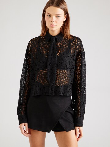 mbym Blouse 'Emele Tie' in Black: front