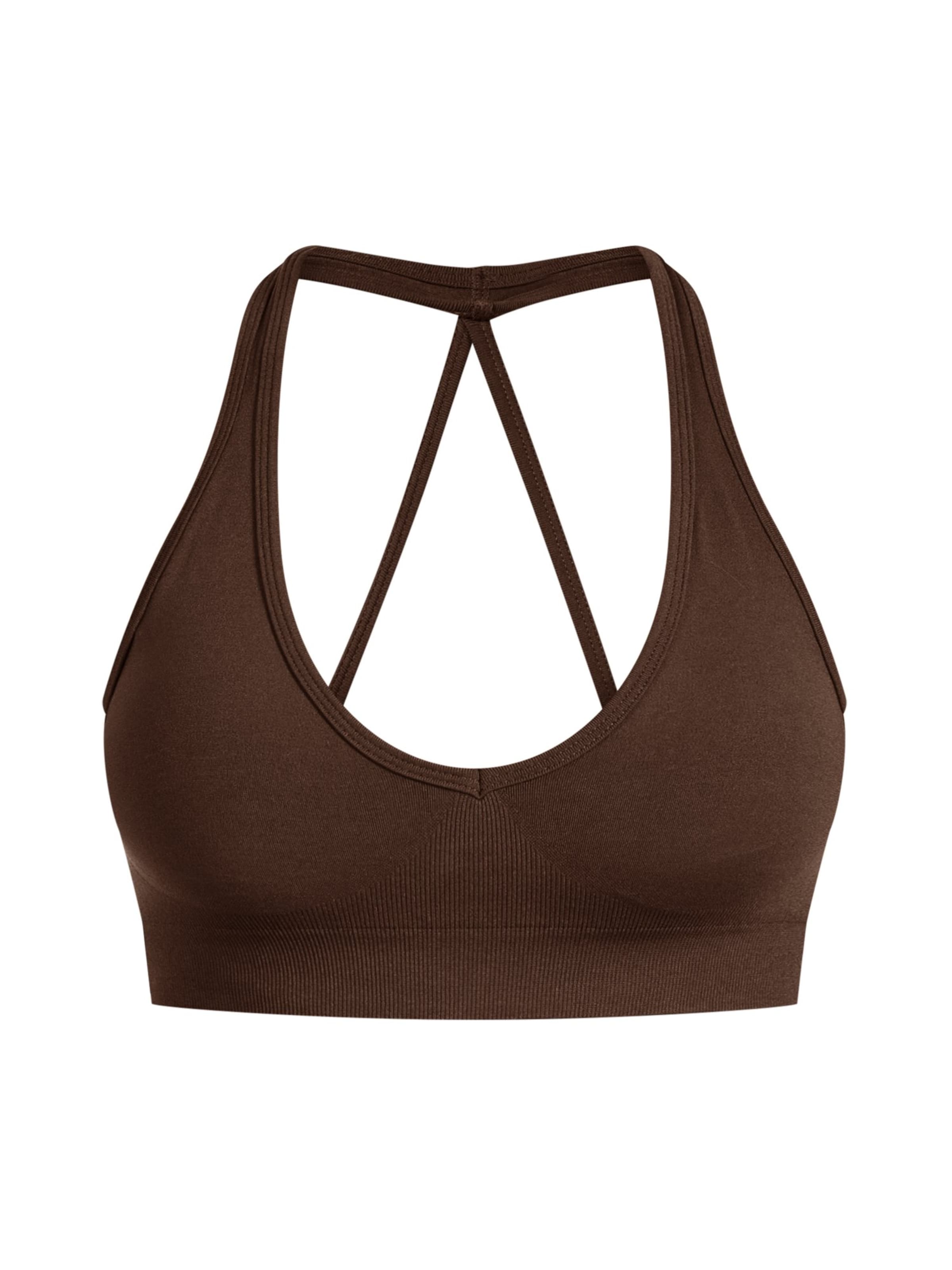 Smilodox Sport BH ' Daline ' in Braun: Vorderseite