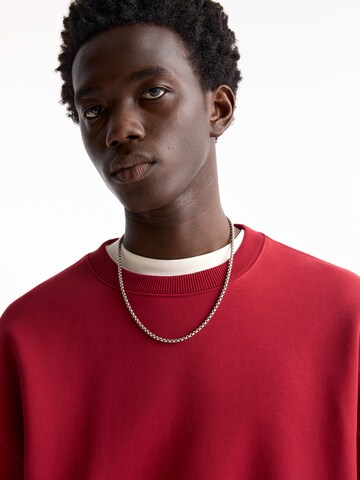 Pull&Bear Sweatshirt i rød