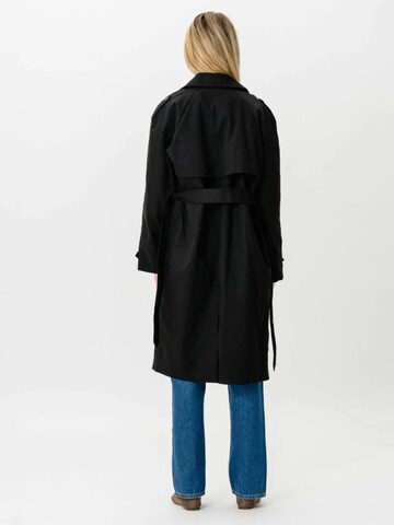 Manteau mi-saison ' Linea Trenchcoat ' TEESHOPPEN en noir
