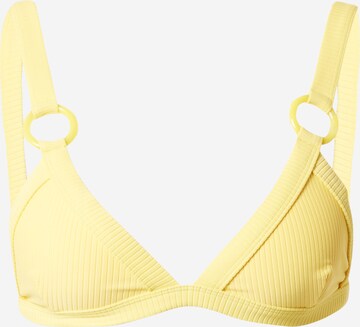 Hunkemöller Triangle Bikini Top 'Lana' in Yellow: front