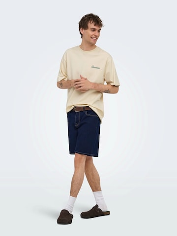 Only & Sons T-Shirt 'ONSCHEF' in Weiß