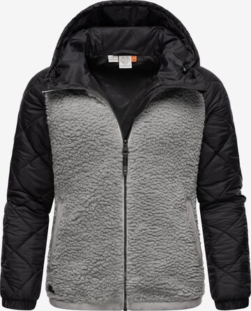 Ragwear Fleecejacke 'Leeloo' in Grau: predná strana