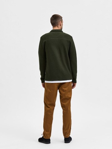 SELECTED HOMME Regular fit Tussenjas 'Nealy' in Groen