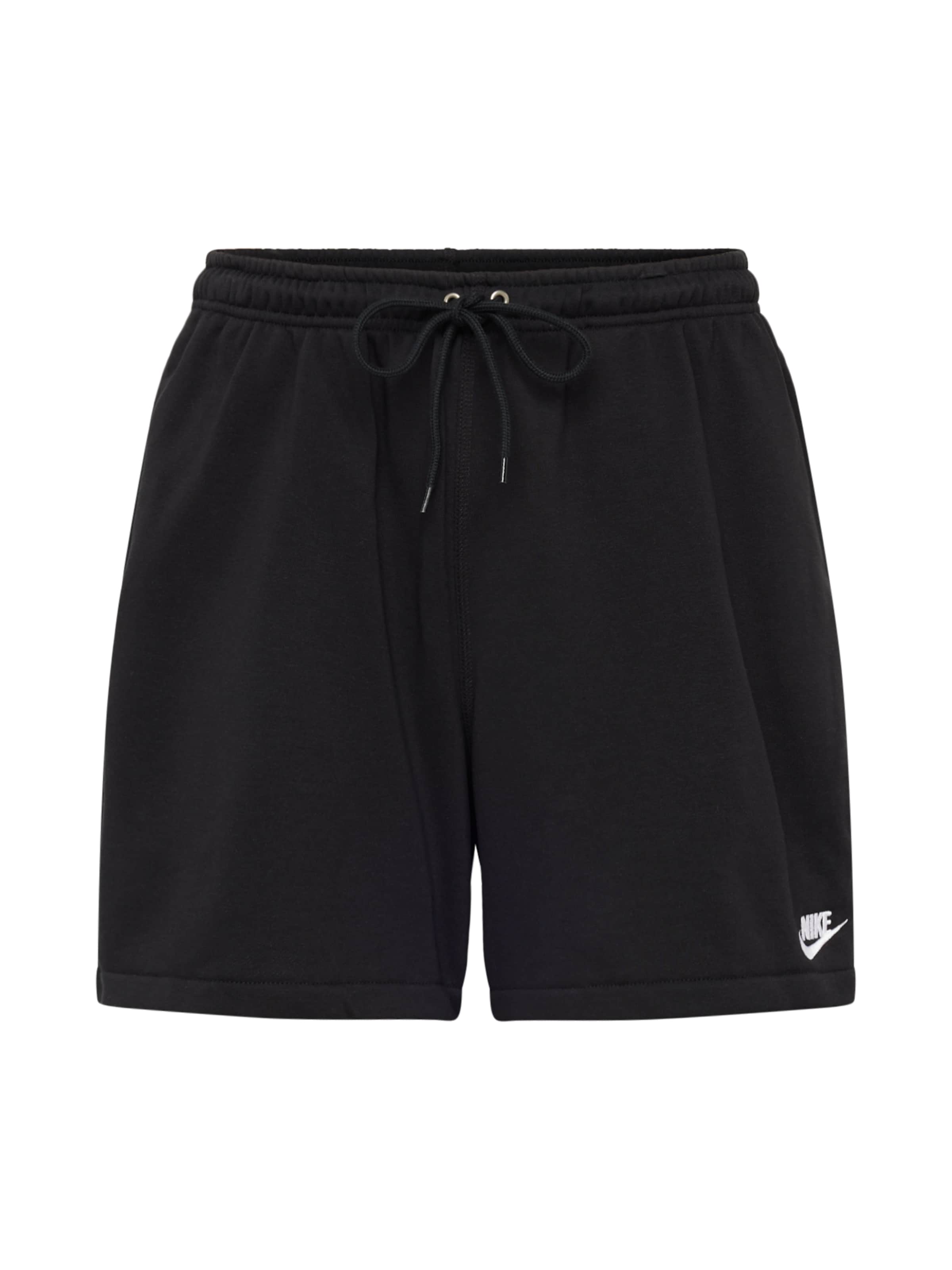Nike Sportswear Loosefit Shorts 'Club' in Schwarz: Vorderseite