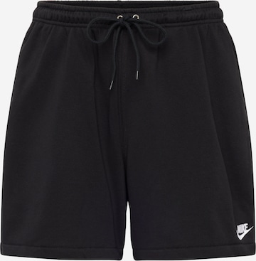 Nike Sportswearregular Hlače 'CLUB' - crna boja: prednji dio