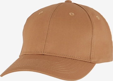 Casquette Brandit en beige : devant