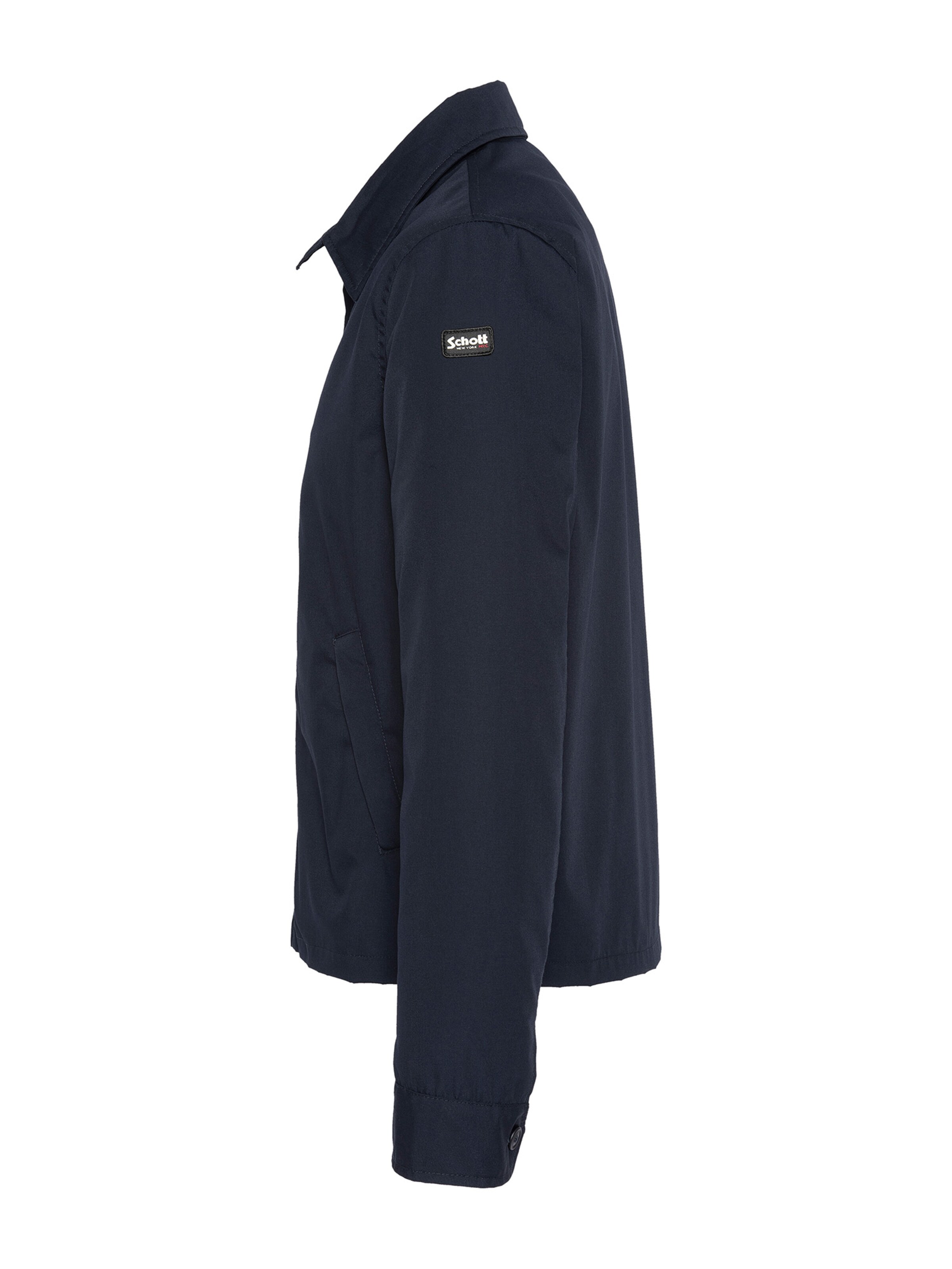 Schott NYC Between-Seasons Coat in Blue