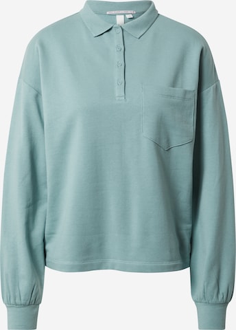QS by s.Oliver Sweatshirt in Blue: front