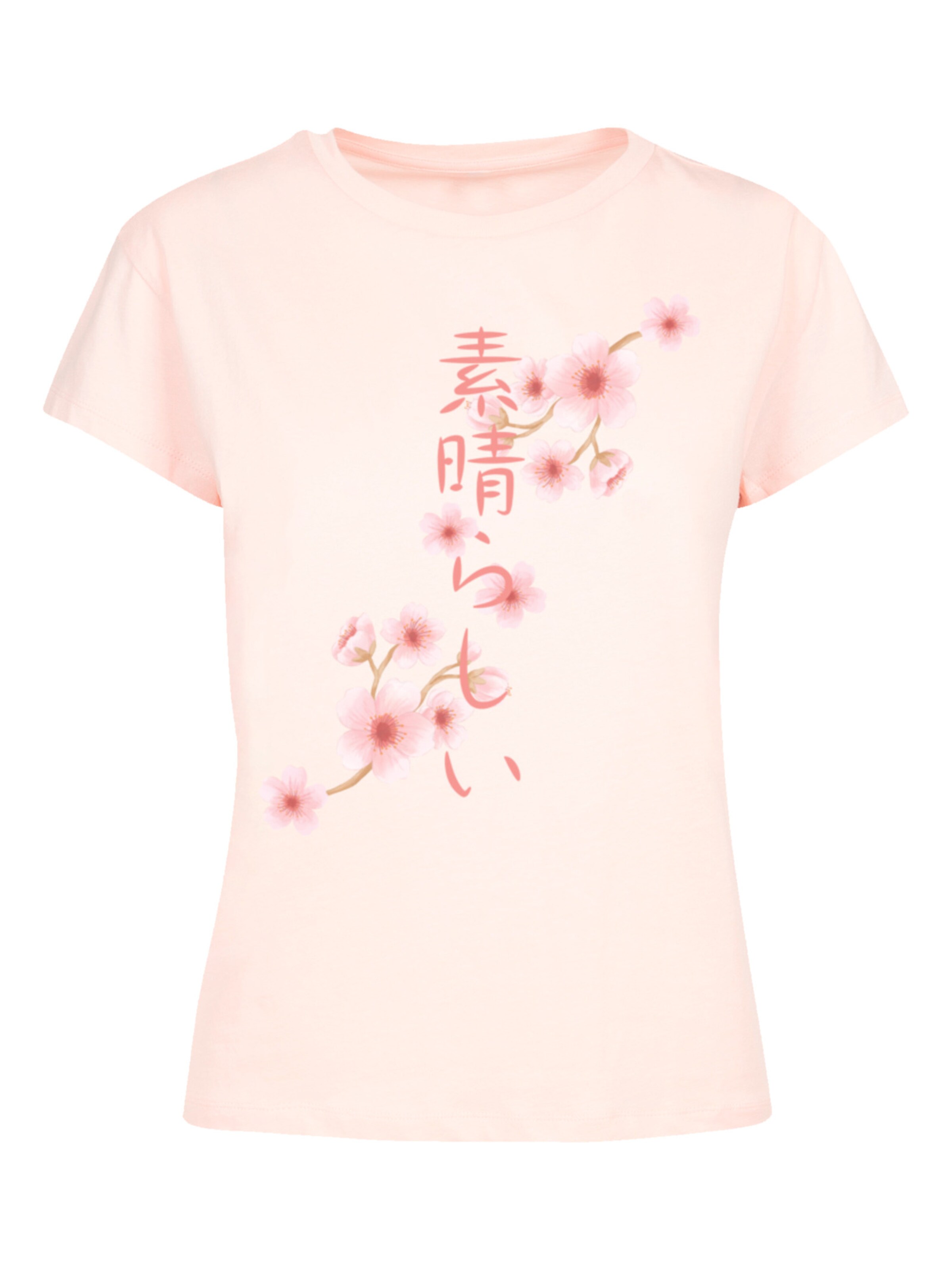 F4NT4STIC Shirt 'Kirschblüten' in Pink: front