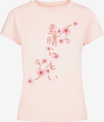 F4NT4STIC Shirt 'Kirschblüten' in Pink: predná strana