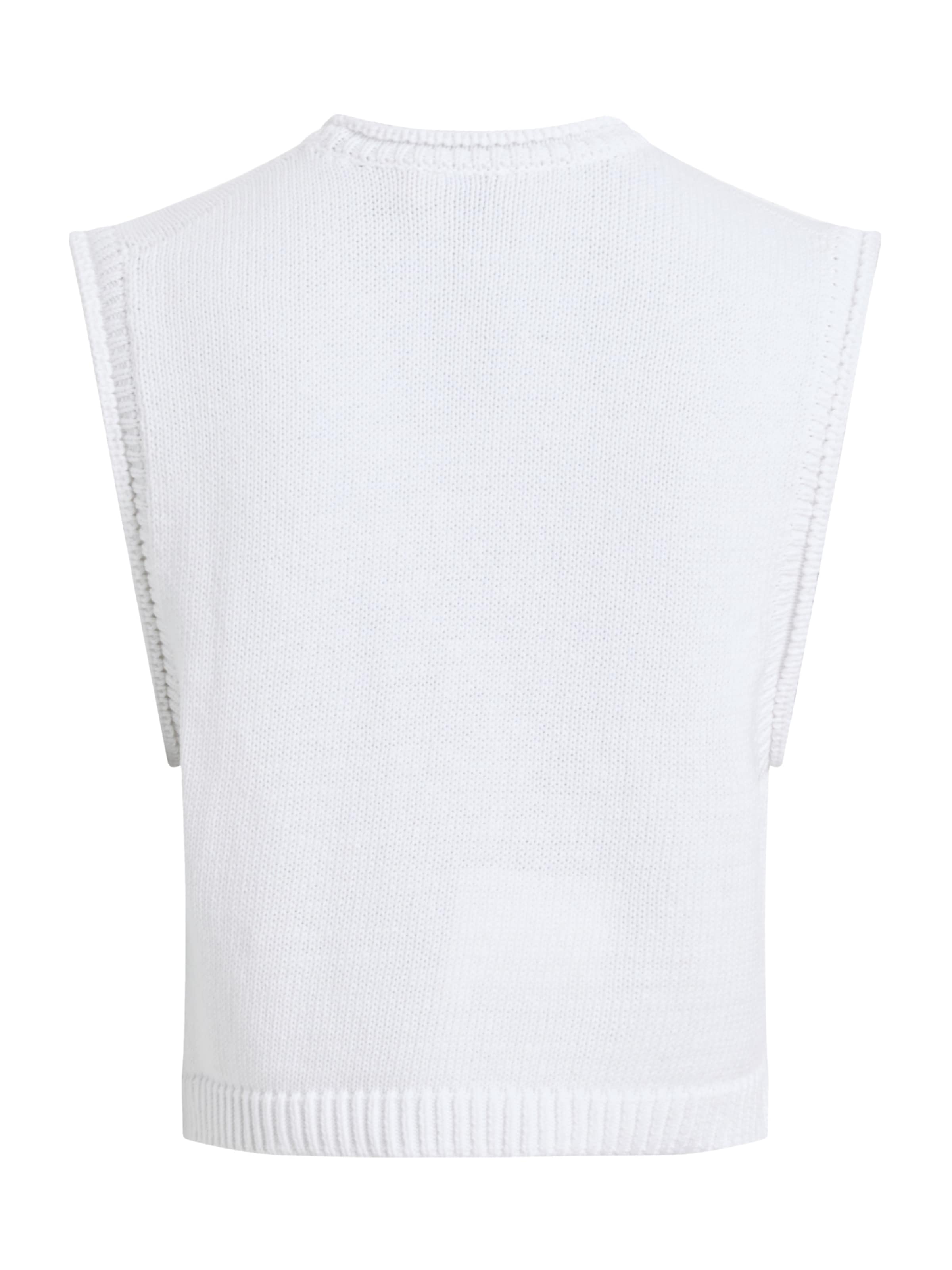 Pull-over Calvin Klein Jeans en blanc