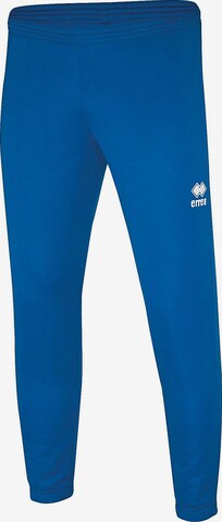 Coupe slim Pantalon de sport Errea en bleu : devant