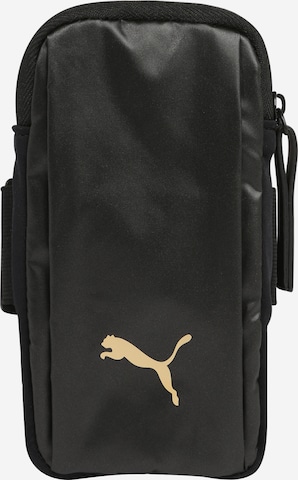PUMA Sports Bag in Black: front