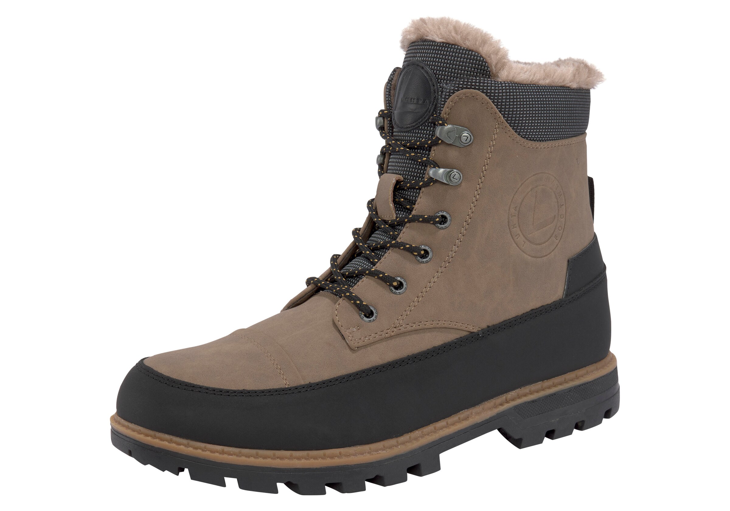 LUHTA Boots in Brown: front