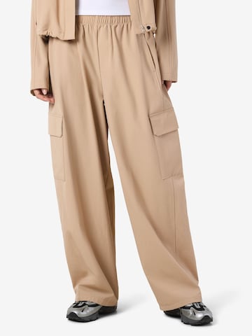 Noisy may Loosefit Cargobroek 'NMKIRBY' in Beige: voorkant