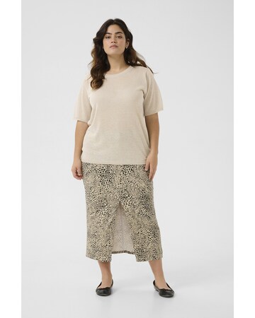 KAFFE CURVE Sweater 'KCLinna' in Beige