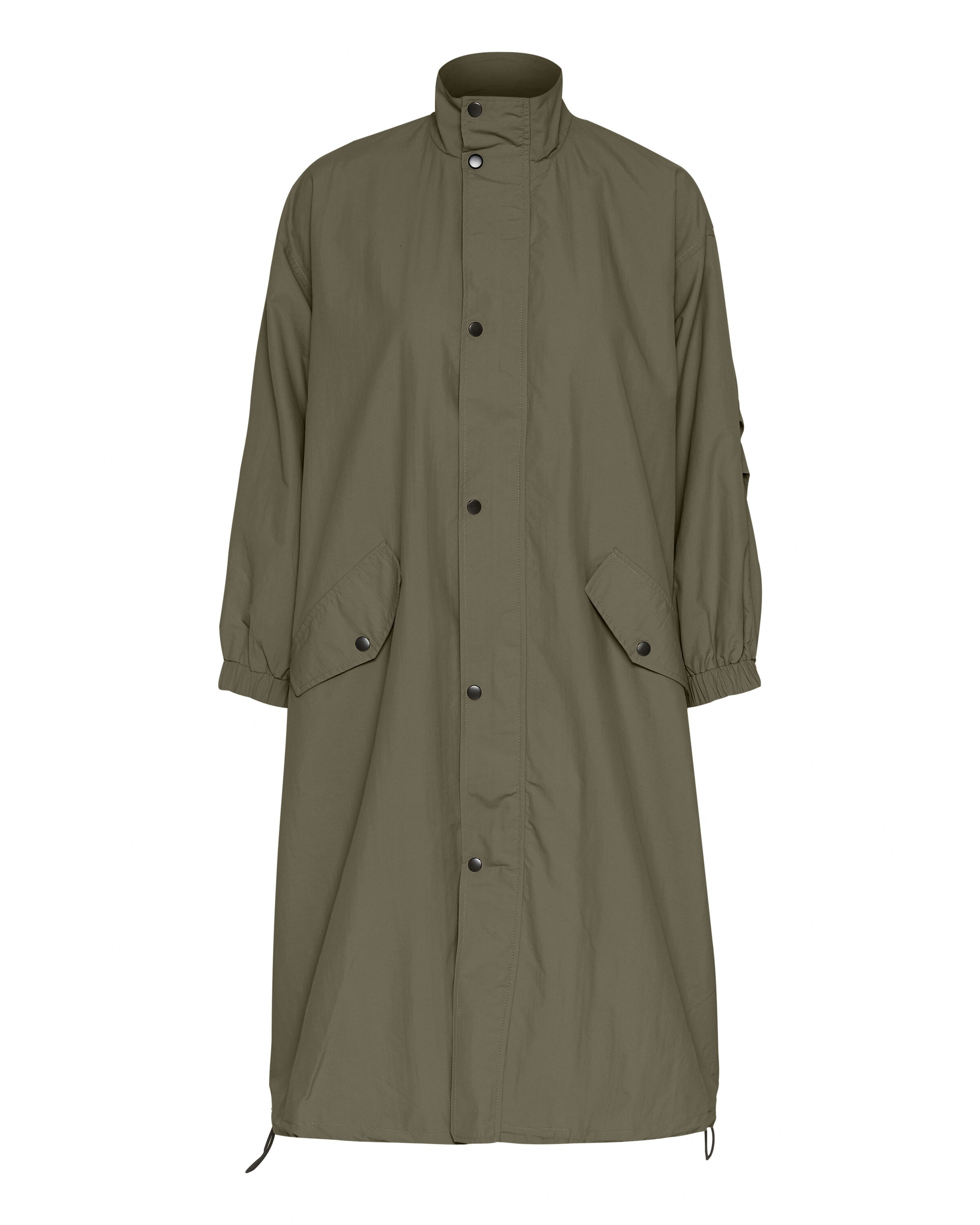 Manteau mi-saison 'CUdendie' CULTURE en vert : devant