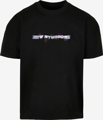 2Y Studios Shirt 'Wavy' in Zwart: voorkant