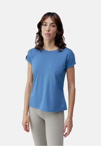 Born Living Yoga Performance Shirt 'Aina' in Blue: front