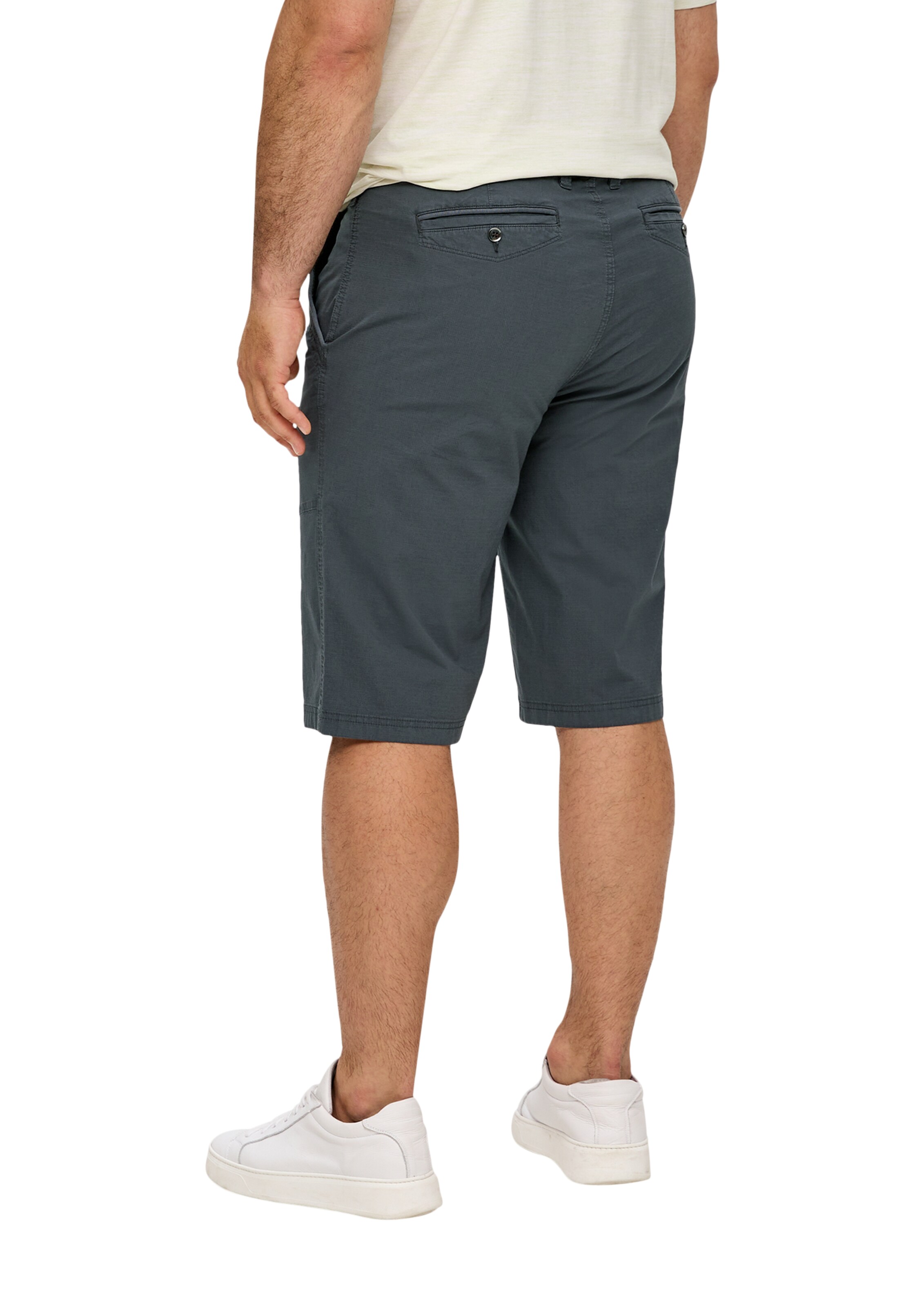 s.Oliver Men Big Sizes Regular Chino Pants in Grey