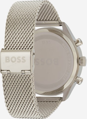 BOSS Black Analog Watch in Silver