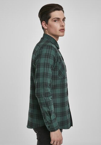 Urban Classics Slim fit Overhemd in Groen