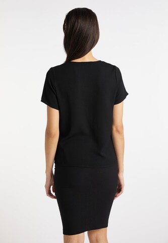 usha BLACK LABEL Bluse in Schwarz