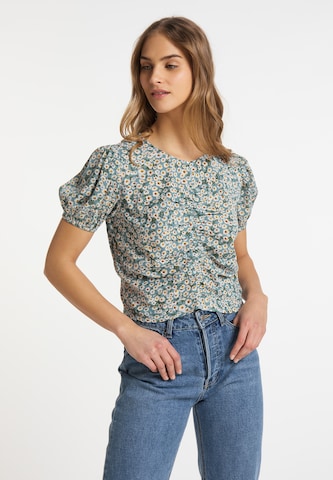 MYMO Blouse in Blauw: voorkant