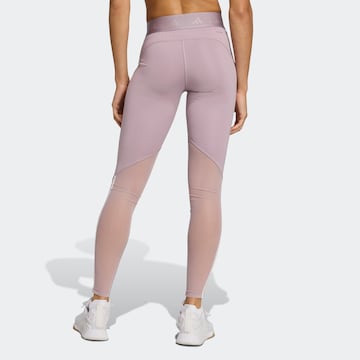 ADIDAS PERFORMANCE Skinny Športne hlače 'Hyperglam' | roza barva