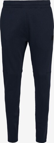 Superdry Tapered Sportbroek in Blauw: voorkant