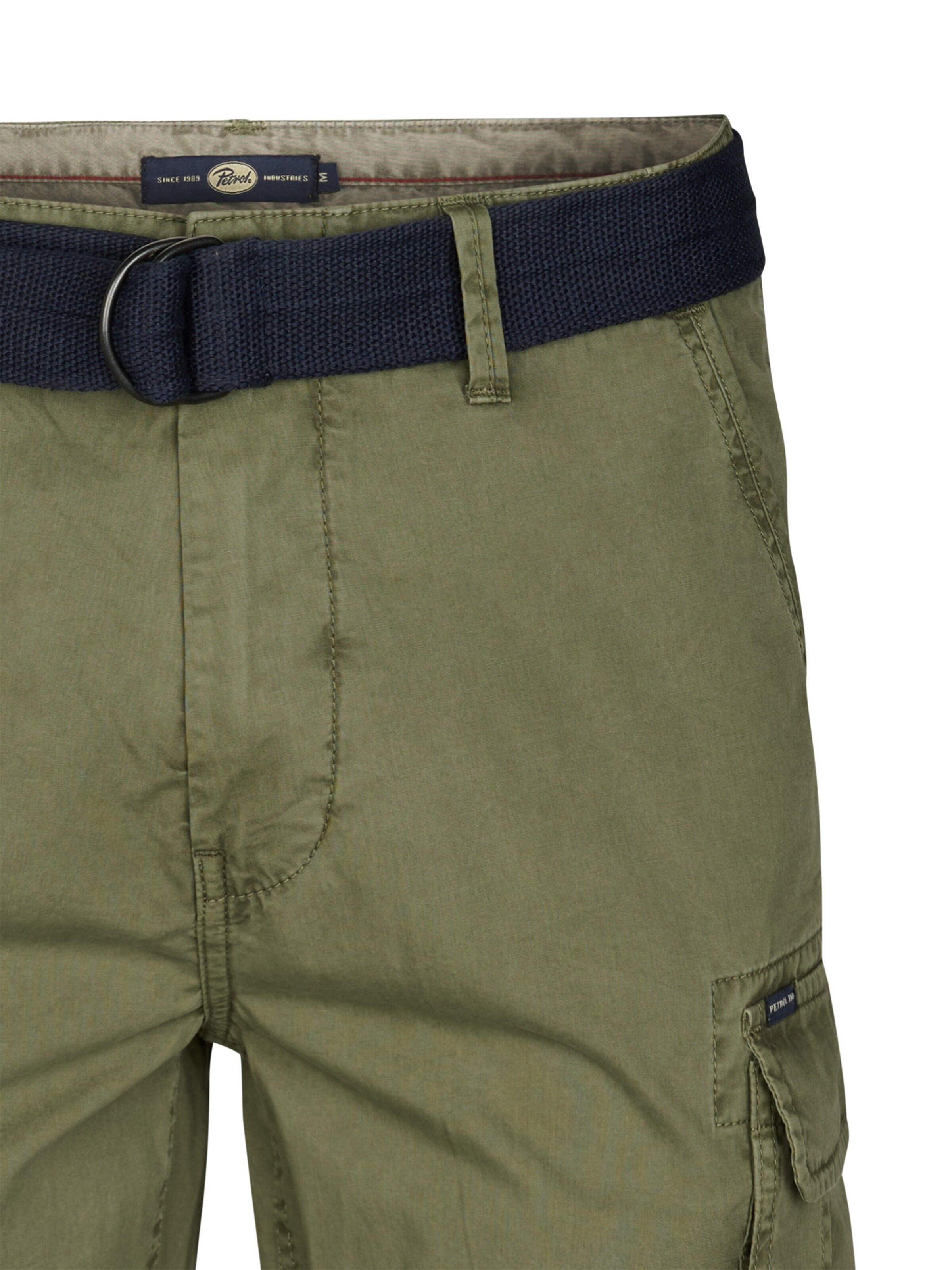 Petrol Industries - regular Pantalón cargo en verde