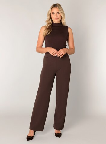 BASE LEVEL Wide leg Pants in Brown