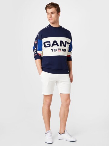 GANT - Regular Calças 'Original' em branco