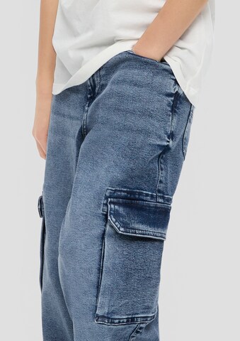 s.Oliver Szeroka nogawka Jeansy w kolorze niebieski