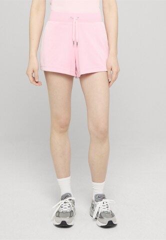 Juicy Couture Regular Broek 'Eve' in Roze: voorkant