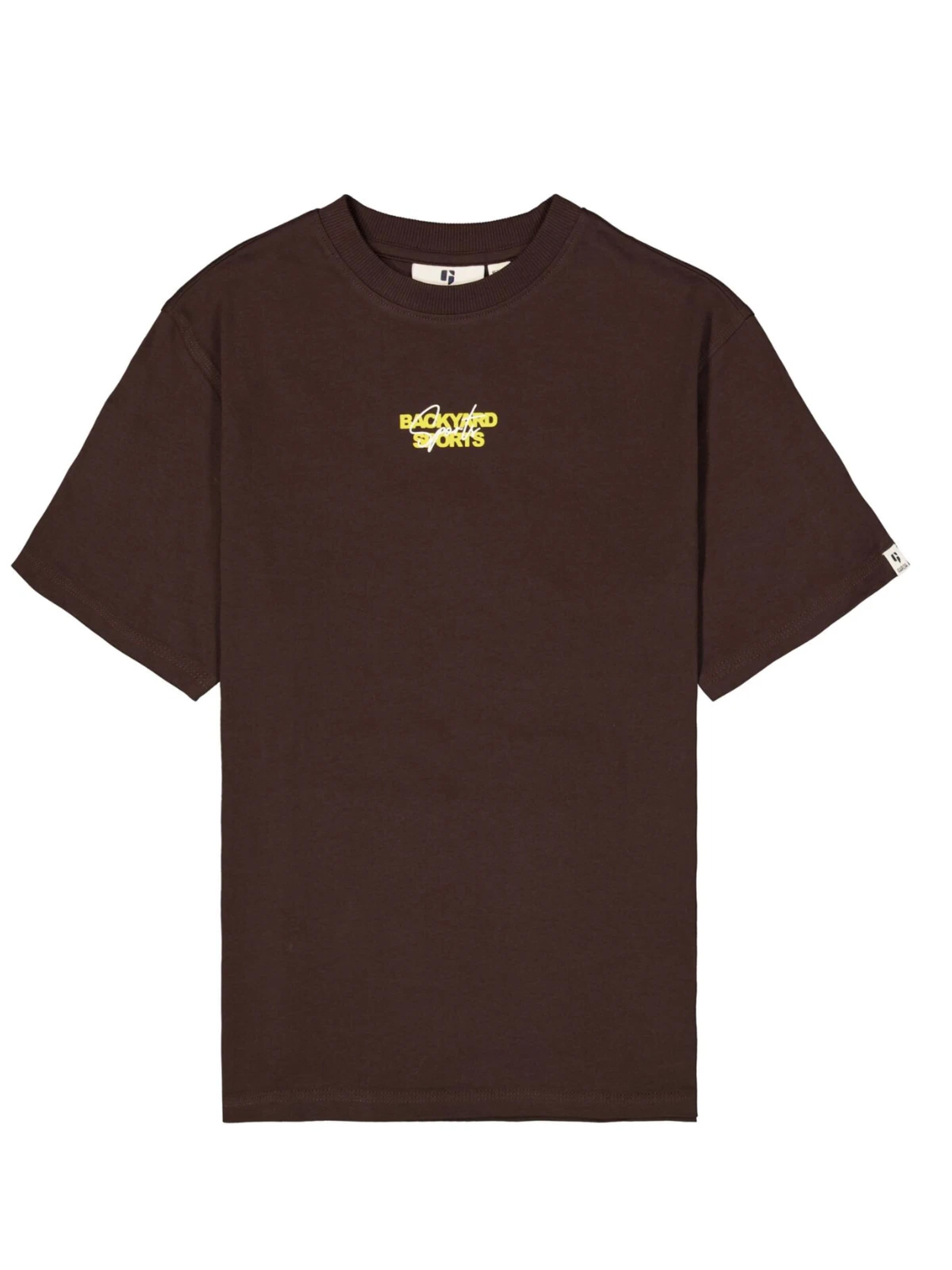 GARCIA Shirt 'Garcia - Jongens t-shirt' in Bruin: voorkant