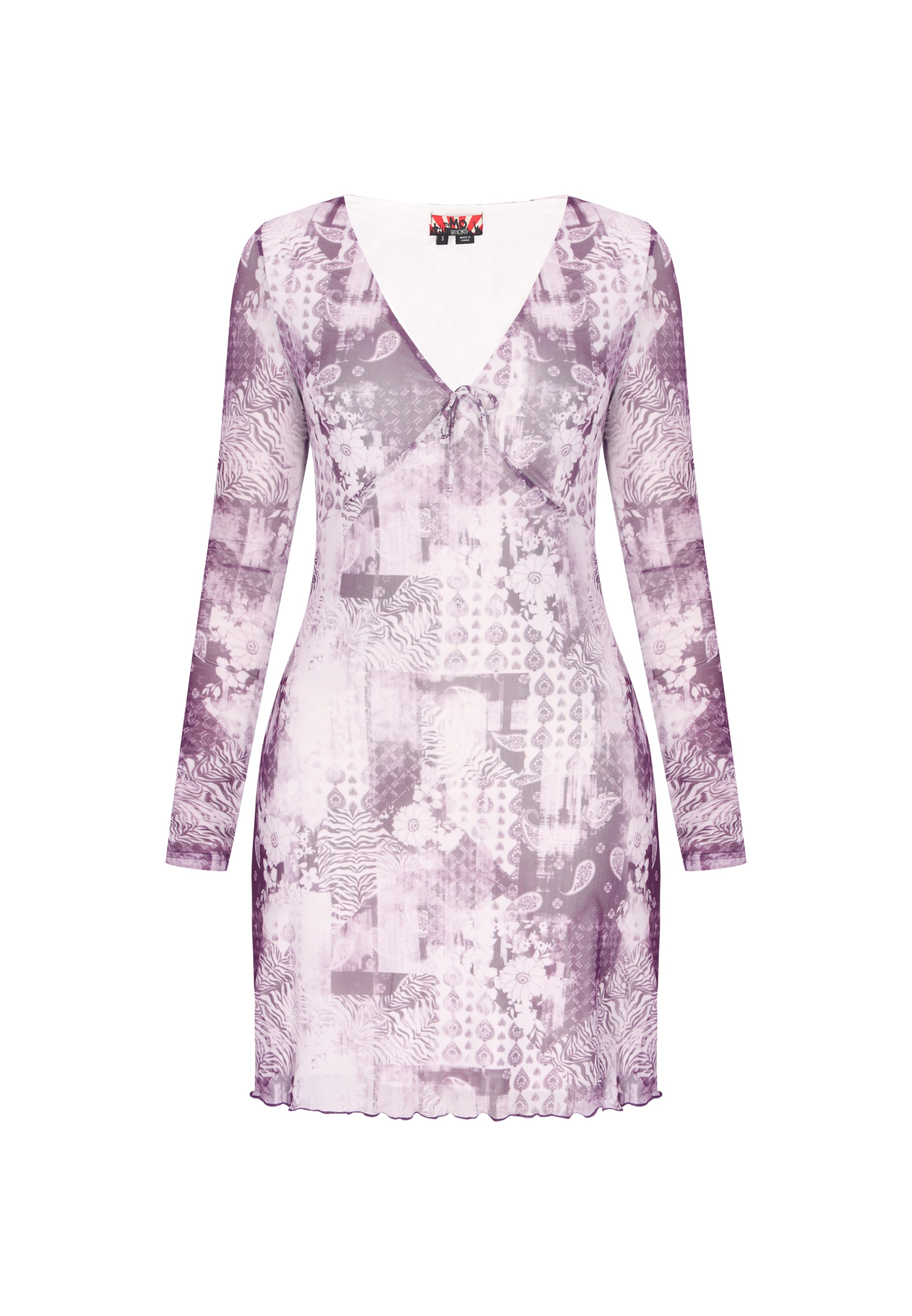 myMo ROCKS Jurk in Lila: voorkant