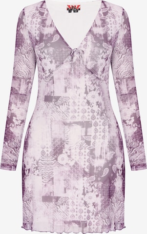 myMo ROCKS Jurk in Lila: voorkant